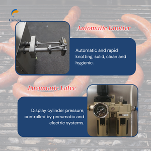 100 kg/std pneumatische Wurst-Füll maschine Wurst-Füll-und Twist-Maschine - Product Image 2