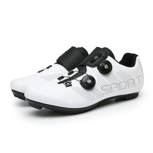 <span class=keywords><strong>Scarpe</strong></span> da Ciclismo su Strada Personalizzate, Ultraleggere, Traspiranti, in Pelle PU e Microfibra, Suola in Nylon, Comode per il Ciclismo - Product Image 1