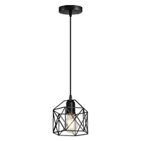 Vente en gros de luminaires suspendus rétro nordiques à 3 lumières, luminaires de plafond en métal noir, luminaires suspendus réglables de style farmhouse