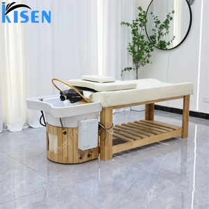 เก้าอี้นวดสปาอัตโนมัติแบบญี่ปุ่นยี่ห้อ KISEN รุ่นโมเดิร์น พร้อมอ่างล้างผม สำหรับโรงพยาบาล คลังสินค้า โรงแรม และร้านทำผม - Product Image 2