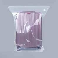 Sac en plastique PE transparent épaissi et pratique, étanche et anti-poussière, pour le stockage de farine et d'aliments, emballage express quotidien