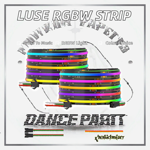 Guirlande lumineuse LED COB RGBW 12/24V en cuivre, synchronisation musicale Wi-Fi, IP65, 50000 heures, éclairage paysager, CRI 90 élevé, pour éclairage variable - Product Image 2