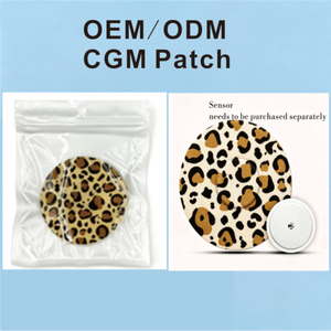 Patch adhésif élastique respirant <span class=keywords><strong>de</strong></span> forme personnalisée pour capteurs prédécoupés utilisés dans les systèmes <span class=keywords><strong>de</strong></span> surveillance continue du <span class=keywords><strong>glucose</strong></span> - Product Image 1