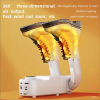 Sèche-chaussures rétractable Ménage Pliant Timing Cuisson Sèche-chaussures Écran tactile intelligent Automatique Air chaud Déodorant Sèche-chaussures