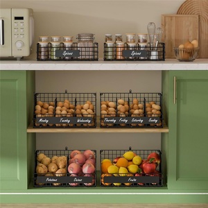 Simple Style Modern Standing Type Wrought Iron <b>Egg</b> Separation Storage <b>Basket</b> Household Kitchen Rack Vegetable Storage Rack - Product Image 4