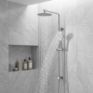 douche Baignoire Mitigeur Robinet Chaud Froid <span class=keywords><strong>Salle</strong></span> <span class=keywords><strong>de</strong></span> <span class=keywords><strong>bain</strong></span> Robinet Thermostatique Ensemble <span class=keywords><strong>de</strong></span> douche Laiton Céramique Moderne - Product Image 3