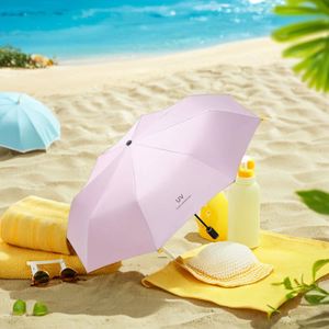 Boîte personnalisée de haute qualité OEM, parapluie entièrement automatique avec protection UV et anti-vent, poignée en plastique manuelle, impression de logo - Product Image 3