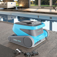 Robot pembersih kolam renang nirkabel, alat pembersih & Aksesori kolam renang Premium cerdas