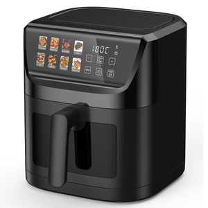Pantalla TFT LED Pantalla a color 5 <span class=keywords><strong>litros</strong></span> Freidora <span class=keywords><strong>de</strong></span> aire barata Negro mate Digital 4L 6L 5L Smart Wifi Air Fryer - Product Image 4