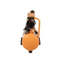 Compresseur d'air portable mini à double cylindre, sans huile, à faible bruit, alimenté en courant alternatif, avec moteur à roulement de haute qualité