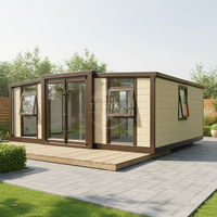 Maison préfabriquée de luxe de 30 pieds avec cuisine, salle de bain, 1, 2 ou 3 chambres, maison conteneur extensible