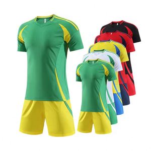 Uniformes de Fútbol Personalizados con Transferencia Térmica, Transpirables, 100% Poliéster, Ropa Deportiva de Secado Rápido para Verano, Uniformes de Entrenamiento de Fútbol - Product Image 1