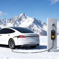 Nouveau chargeur solaire portable intelligent 3,5 kW/7 kW pour véhicules électriques GB/T BYD Seal, mural, économie d'énergie, écran LCD, borne de recharge murale pour voitures BYD