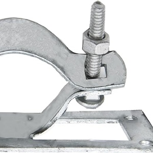 Nhiệm Vụ Nặng Nề Bê Tông Nghiêng Vòng Hình Chữ U Chuỗi Liên Kết Màu Đen Thép Mạ Kẽm Bằng Gỗ Hàng Rào Bài Khung - Product Image 3