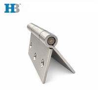 Charnière de porte en acier inoxydable 3,5 pouces US32D, finition 2,2 mm d'épaisseur, charnière de porte à coin carré pour porte de sécurité