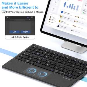 Nuova <span class=keywords><strong>Tastiera</strong></span> Wireless Portatile Tascabile Pieghevole con Touchpad per <span class=keywords><strong>iPhone</strong></span> Android e -12 Mesi di Garanzia - Product Image 3