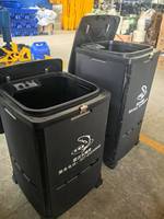 Vente en gros 120kg trois-pack entièrement automatique PP plastique aquaculture machine d'alimentation pisciculture chargeur automatique
