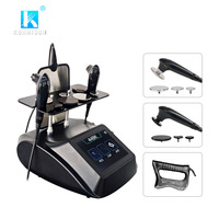 Nouvelle machine de tecarthérapie portable 3 en 1 448 kHz pour le remodelage corporel, le raffermissement de la peau, le massage facial, le lifting du visage et du cou