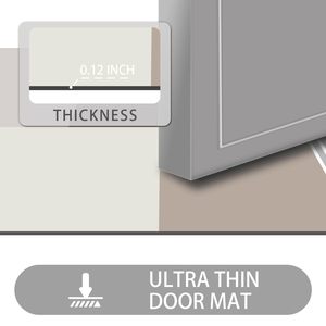 Tapis de sol de salle de bain en microfibre écologique, avec support en caoutchouc naturel durable, antidérapant, accessoire de douche et de <span class=keywords><strong>toilette</strong></span>, absorbant les ondes - Product Image 3