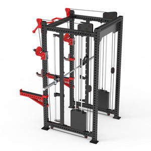 Rack de Entrenamiento de Fuerza Multifuncional Comercial OEM al por Mayor con Bajo MOQ, Directo de Fábrica, Carga de Discos 2 en 1 para Gimnasio en Casa/Estudio - Product Image 4