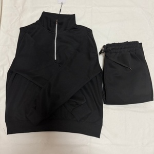 Ensemble de survêtement décontracté 2 pièces pour homme AIL, col montant, fermeture éclair quart de tour, manches longues, pour le sport et le jogging, grandes tailles - Product Image 6