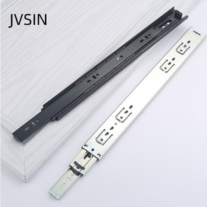 Jvsin Trong Kho Mềm Đóng Cửa Undermount Ngăn Kéo Đường Ray Nhiệm Vụ Nặng Nề Thủy Lực Công Nghiệp Sắt Đầy Đủ Mở Rộng Nhà Bếp Ngăn Kéo Trượt - Product Image 3