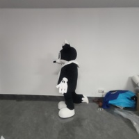 Nouveauté 2024, costumes de mascotte de renard en peluche personnalisés, costumes de dessin animé pour Noël, unisexe, adultes