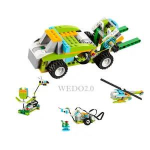 280 piezas de bloques de construcción Technic Kits Wedo 2 Set de batería o Robot educativo recargable