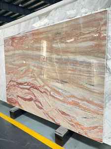 حجر طبيعي إيطالي مونيكا أحمر روزاليا رخام أراكاتو أروبيكو روسو لأسطح المطبخ وجدرانه - Product Image 5