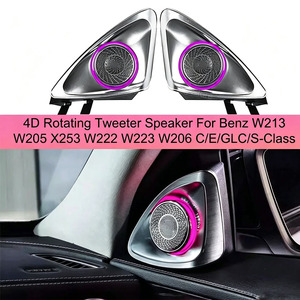 ลำโพงทวีตเตอร์หมุนได้ 64 สี 4D 3D สำหรับรถยนต์ C GLC E S-Class W205 W213 W222 X253 W177 12V 10W LED ลำโพงรถยนต์เรืองแสง - Product Image 1