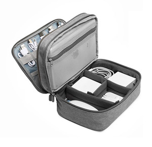 Bolsa Organizadora de Cables Universal, Caja de Almacenamiento de Cables USB de Nailon para Viajes, Organizador de Cables de Escritorio Portátil Personalizado - Product Image 1