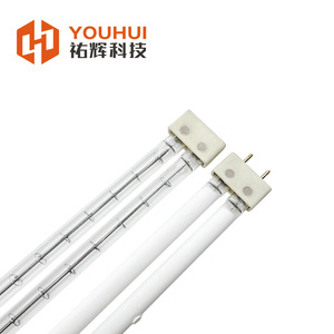 Youhui Single <b>Tube</b> Short Wave Infrared Lamp Halogen Quartz Glass 200-4000W Customizable <b>Heating</b> Element - Product Image 1