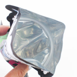 Emballage de bonbons à fermeture éclair personnalisé à l'épreuve des enfants Sac à fermeture éclair en plastique de forme unique 3.5g Mylar Sac debout à fermeture éclair - Product Image 5