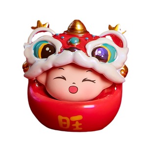 Yu Mo Craft - Caja Sorpresa con Figuras de Resina de Bestias Auspiciosas, Regalo de Año Nuevo del Año del Dragón, Juguete Decorativo, Juego de 12 Piezas - Product Image 5
