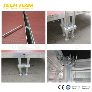 Alu Khung + Ván Ép Chất Liệu Của Sân Khấu Di Động Và 50X3Mm, 43x2mm. Ống Chính Kích Thước Trong Nhà Hội Trường Thủy Tinh Giai Đoạn Đám Cưới Trang Trí Nội Thất - Product Image 2