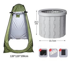 캠핑을위한 휴대용 화장실 휴대용 접이식 변기 뚜껑 여행 방수 포르타 변기 자동차 화장실 양동이 변기 - Product Image 5