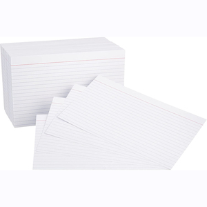 Giảm Giá Hấp Dẫn Thẻ Chỉ Mục Văn Phòng Phẩm Văn Phòng Phẩm Trống <span class=keywords><strong>3X5</strong></span> Inch Đồ Dùng Văn Phòng Trường Học Tấm Ghi Chú Tùy Chỉnh - Product Image 1