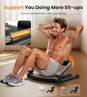 Appareil d'entraînement abdominal Niceday avec bandes de résistance, capacité de 330 livres pour les exercices à domicile de l'estomac et des abdominaux