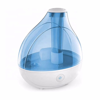 ऍप्सिलन अल्ट्रासोनिक शांत धुंध Humidifier 1.5L पानी की टंकी पिछले अप करने के लिए 25 घंटे कानाफूसी-चुप आपरेशन के साथ हवा Humidifier रात को प्रकाश के साथ