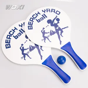 Nieuw Product Populaire Paddle Ball Rackets Outdoor Sport Hout Strand Peddels Raquete Wood Beach Racket