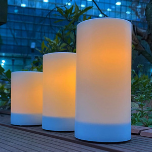 Vela Solar perfumada personalizada, fragancia amarilla parpadeante, sin llama, <span class=keywords><strong>para</strong></span> jardín y al aire libre, gran oferta, venta al por mayor - Product Image 6