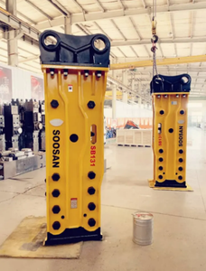 Martillo Hidráulico para Excavadoras de 30T-45T |   Martillo Demoledor Vertical de Fácil Mantenimiento con Cincel de Aleación de Alta Dureza de 165 mm - Product Image 2