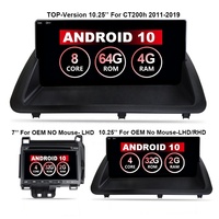YZG-navegador GPS Multimedia para coche, pantalla de 1920 ", 720x10,25, 8 núcleos, 4 + 64GB, CT200h, Android 10,0, para CT200h, 2011, 2016, 2018, 2020