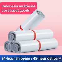 Sac express RUIQI en HDPE blanc, nouveau matériau, auto-adhésif, haute résistance, durable, sac d'expédition imperméable, LFGB