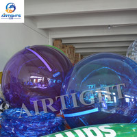 2m Adulte Sphère Zorb Jouet Couleur Boule de Marche De L'eau Gonflable De PVC