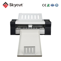 Skycut A3MAX2-D Fabrieksdirecte verkoop Dubbelkop Automatische Aanvoer Velletjes Etiket Snijmachine Digitale Stansmachine Speciale Prijs