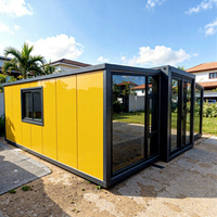 Maison conteneur extensible à deux chambres pour hôtel ou bureau