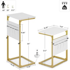 New cross-border minimalist <b>side</b> <b>table</b>/living room sofa <b>side</b> <b>table</b> with storage function, easy assembly, multi-functional - Product Image 2