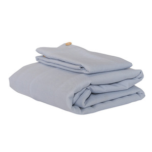 Ensemble de literie en lin pour lit de 1,8 m, couleur unie, écologique, 4 pièces, usage domestique - Product Image 3