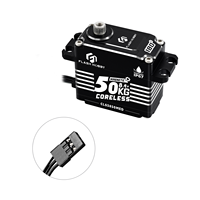 Servo Digital de Alto Torque de 50 KG, CLS3850MED, 0.11 Segundos, IP67, Impermeable, Engranaje de Acero, Motor sin Núcleo Programable para Camiones RC, Coches, Robots